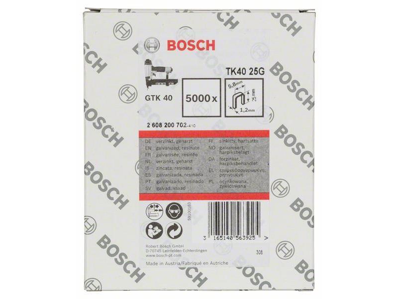 Sponke TK40 25G 1,2 mm, 25 mm, pocinkano