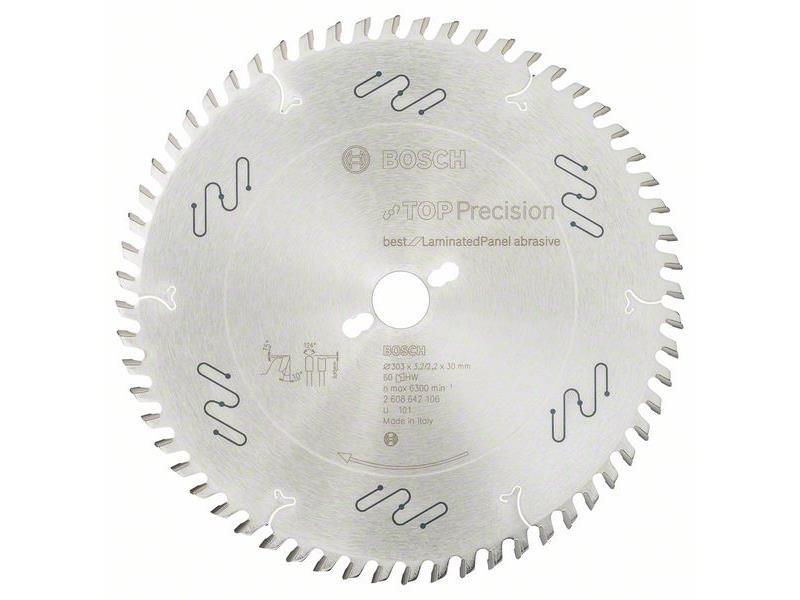 List krožne žage Top Precision Best for Laminated Panel Abrasive 303 x 30 x 3,2 mm, 60