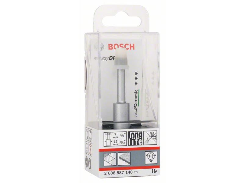 Diamantni sveder za suho vrtanje Bosch Easy Dry Best for Ceramic, Dimenzije: 7x33mm, 2608587140