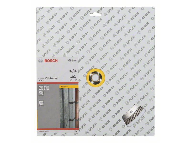 Diamantna rezalna plošča Bosch Expert for Universal Turbo,Dimenzije: 300x20/25,40x2,2x12mm, 2608602579