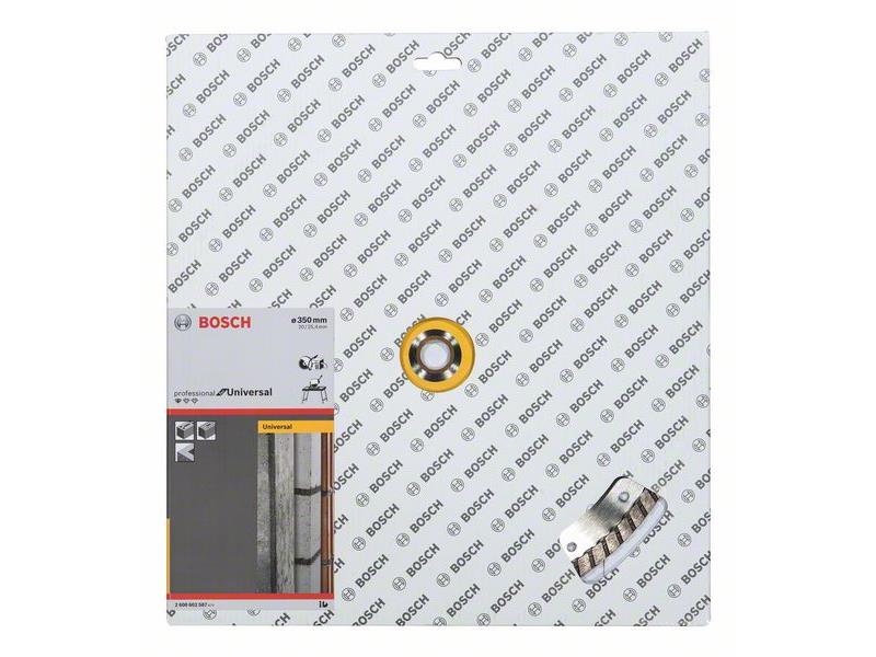 Diamantna rezalna plošča Bosch Standard for Universal Turbo, Dimenzije: 350x20/25,40x3x10mm, 2608602587