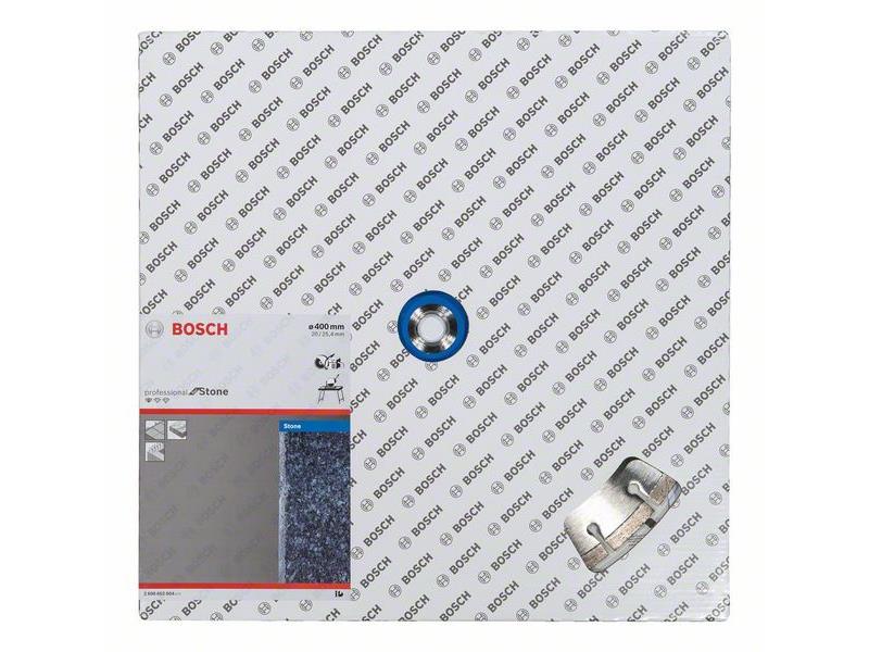 Diamantna rezalna plošča Bosch Standard for Stone, Dimenzije: 400x20/25,40x3,2x10mm, 2608602604