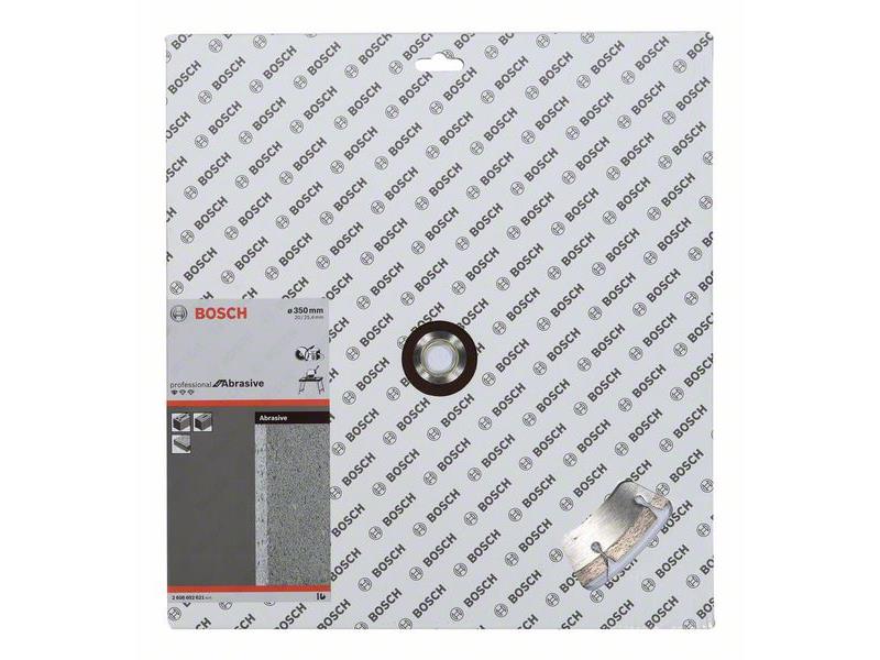 Diamantna rezalna plošča Bosch Standard for Abrasive, Dimenzije: 350x20/25,40x2,8x10mm, 2608602621