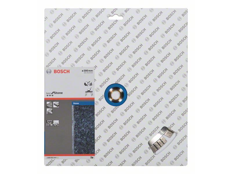 Diamantna rezalna plošča Bosch Best for Stone, Dimenzije: 300x20/25,40x2,8x15 mm, 2608602647