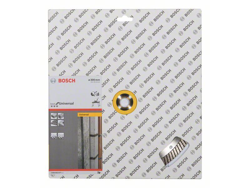 Diamantna rezalna plošča Bosch Best for Universal Turbo, Dimenzije: 300x20/25,40x3x15mm, 2608602677