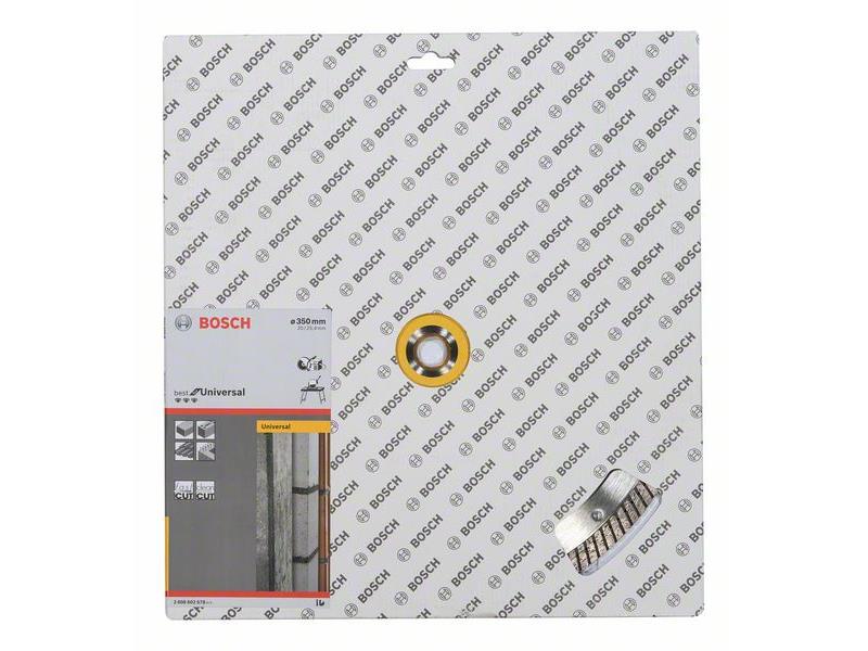 Diamantna rezalna plošča Bosch Best for Universal Turbo, Dimenzije: 350x20/25,40x3,2x12 mm, 2608602678