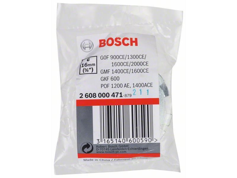 Kopirni tulec s hitrim zapiralom za namizne rezkalnike Bosch, Premer: 16mm, 2608000471