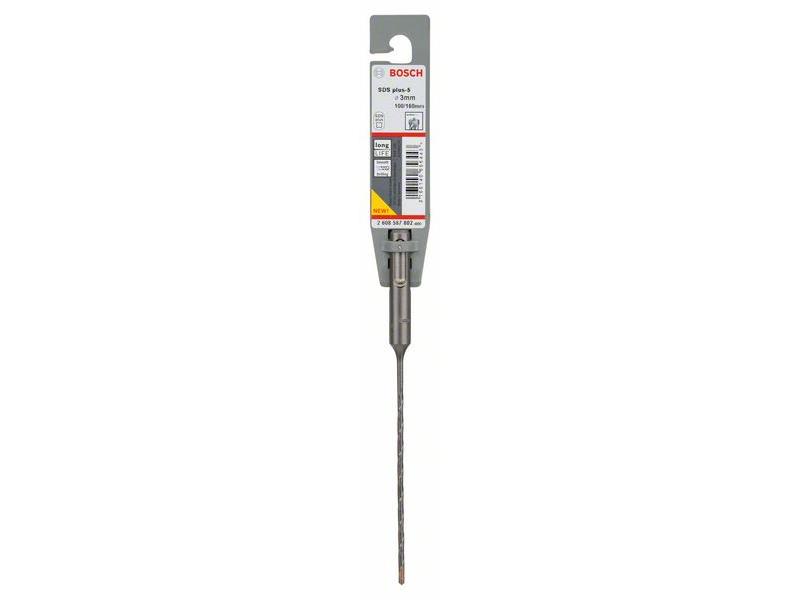 Udarni svedri Bosch SDS-plus-5, Dimenzije: 3 x 100 x 160 mm, Posamično pakiranje