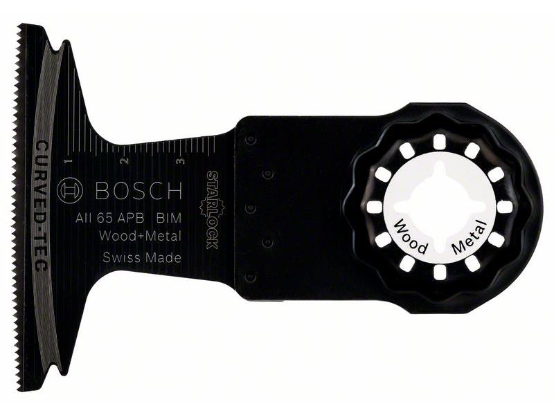 BIM Potopni žagin list Bosch AII 65 APB, Wood and Metal, Pakiranje: 25 kos, Dimenzije: 40x65mm, 2608661901