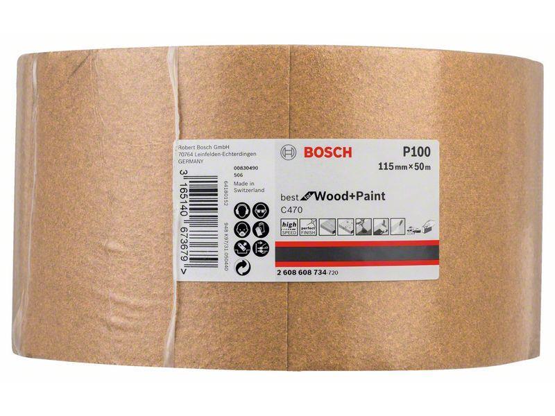 Brusilni papir v traku C470 115 mm x 50 m, 100