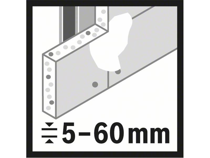 15-delni komplet kron za izrezovanje lukenj Bosch Multi Construction Universal, Dimenzije: 20; 22; 25; 32; 35; 40; 44; 51; 60; 64; 76mm, 2608580869