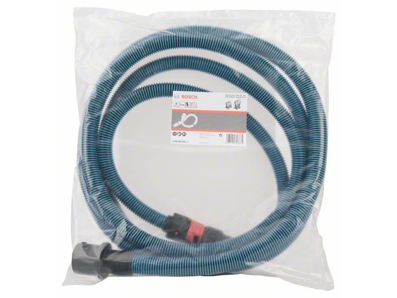 Antistatična sesalna cev Bosch z zaklepom s spojko za nastavek, za GAS 35 L AFC, GAS 35 L SFC+, GAS 35 M AFC, GAS 55 M AFC Professional, Premer: 22mm, Dolžina: 5m, 2608000568