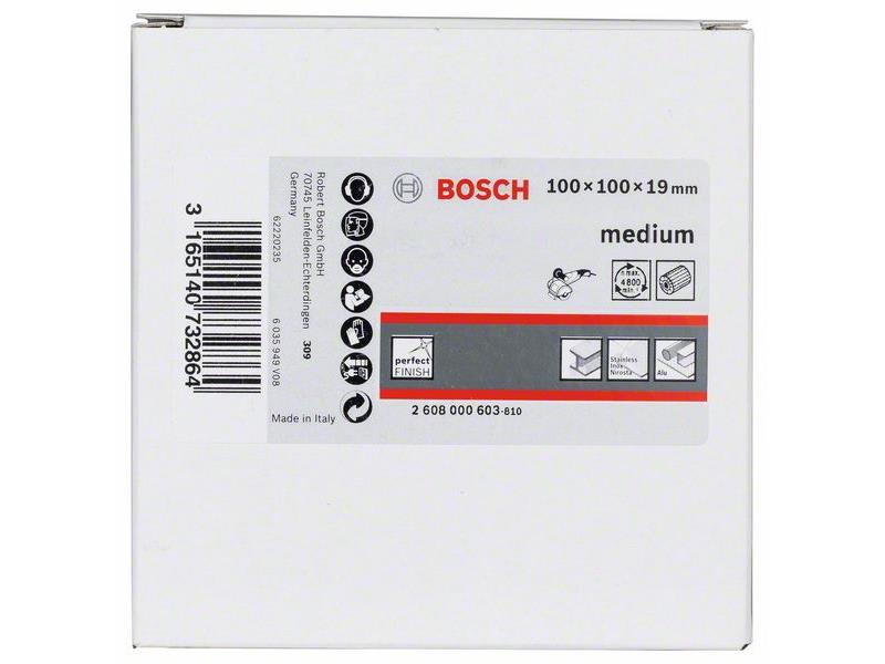 Bosch 2608000603 Rouleau Ã  lamelle en non-tissÃ© 19 mm moyen 100 mm 100 mm 