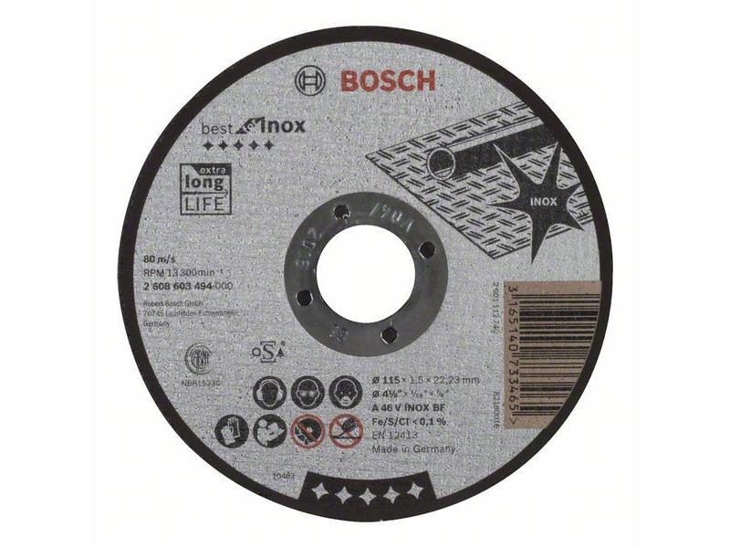 Ravna rezalna plošča Best for Inox A 46 V INOX BF, 115 mm, 1,5 mm