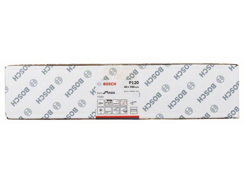  Brusilni trakovi Y580 Bosch, Best for Inox, Dimenzije: 40x760mm, G120, 2608608Z44