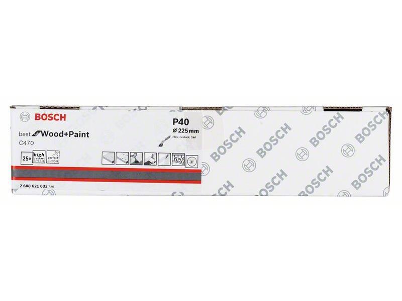Brusilni list C470 Bosch, 225mm, 40, 2608621032