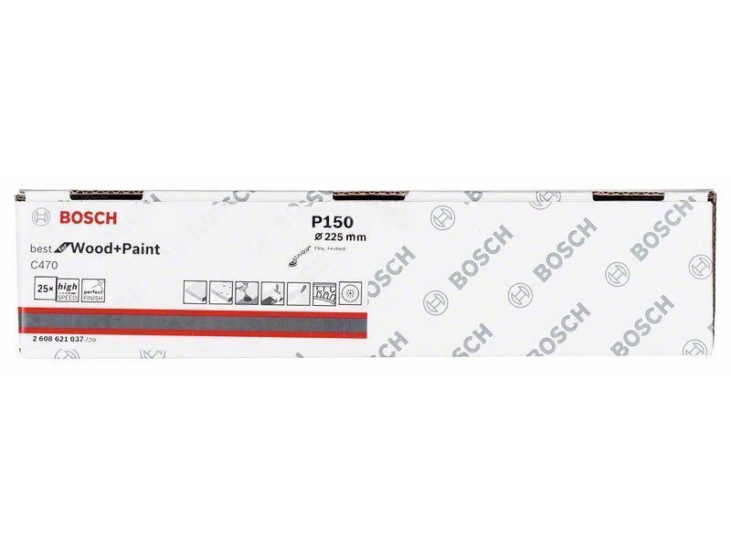 Brusilni list C470 Bosch, 225mm, 150, 2608621037