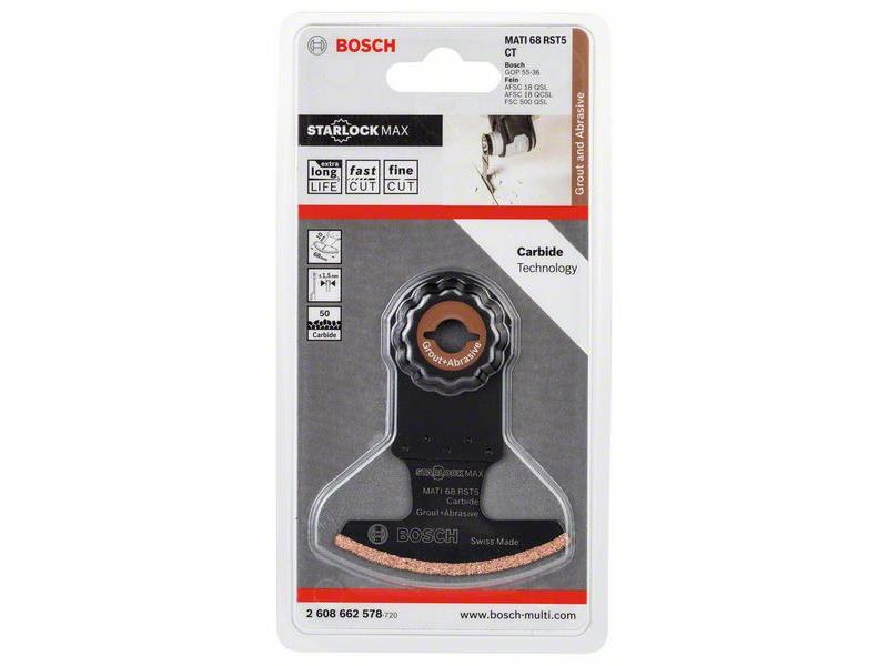 Segmentni žagin list Bosch Carbide-RIFF MATI 68 RST5, Dimenzije: 68x10mm, 2608662578