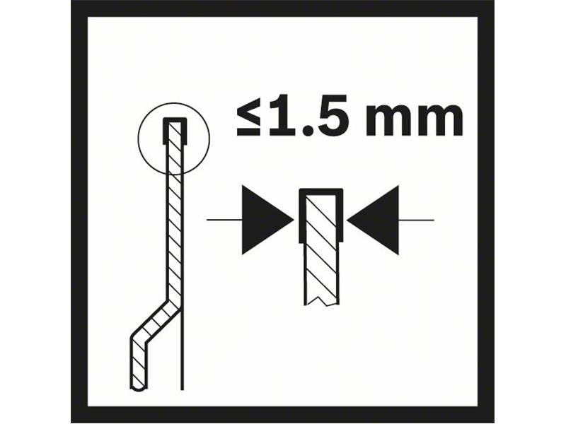 Segmentni žagin list Bosch Diamant-RIFF, MATI 68 RSD4, Dimenzije: 68x10mm, 2608662581