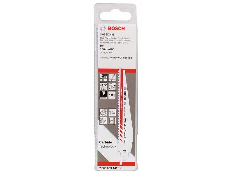 Listi za sabljasto žago Bosch S 956 DHM Carbide endurance for Window Demolition, 2608653142