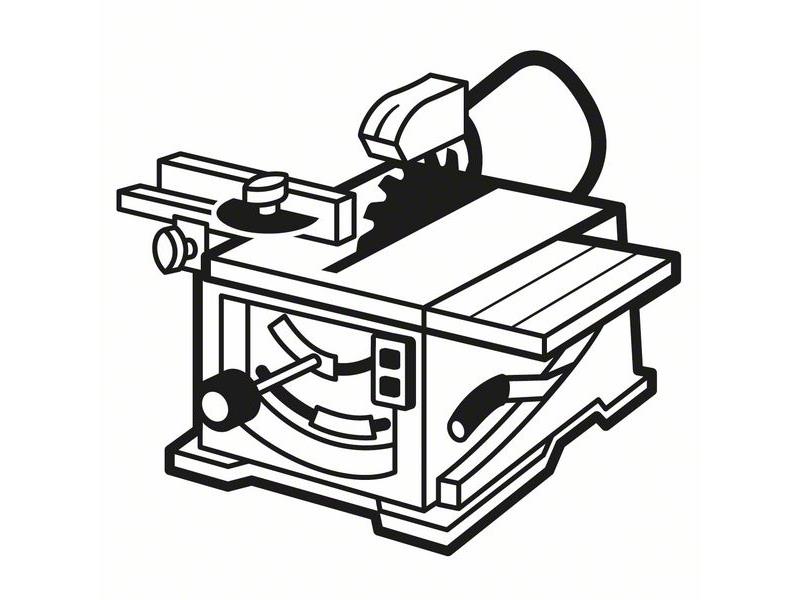 List za namizno krožno žago Bosch EX WO T, Dimenzije: 254x30mm, Zob: 32, 2608644341