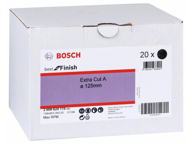 Flis Bosch, groba zrnatost Coarse A, plošča 125mm, 2608624115