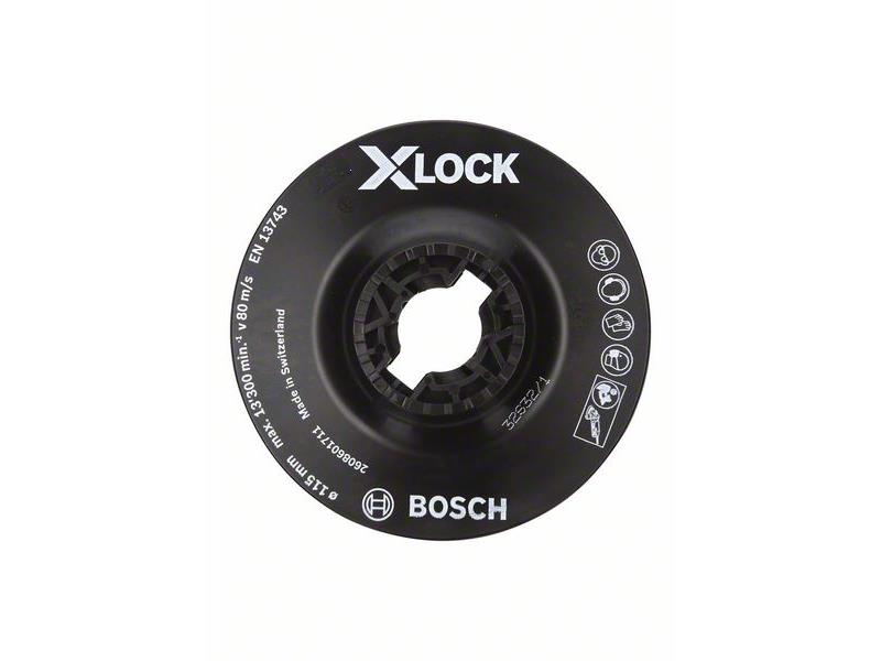 X-LOCK mehki podporni krožnik Bosch, 115 mm, 13.300vrt./min, 2608601711