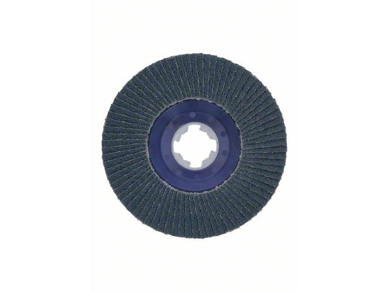 X-LOCK 1-delna lamelna brusilna plošča, kotna izvedba, vlaknena plošča za kovino,115mm, Zrnatost: 60, 2608619206