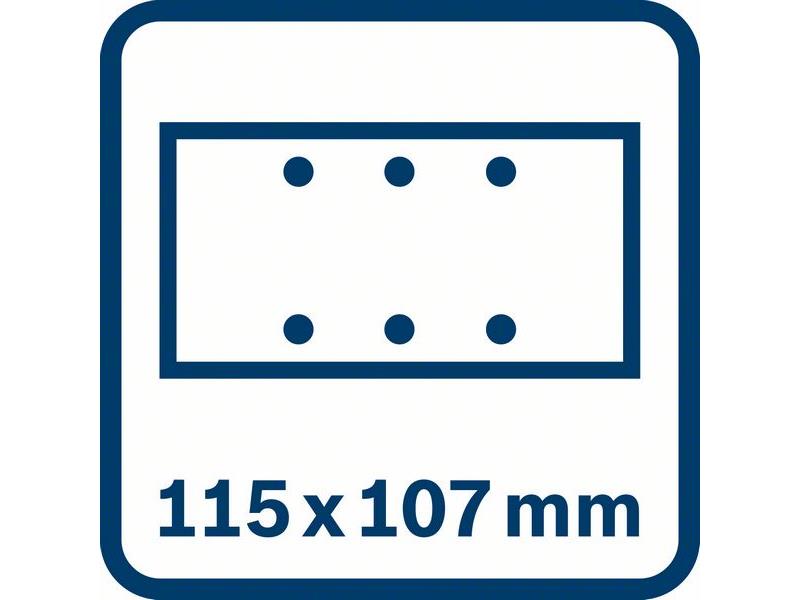 Ekscentrični brusilnik Bosch GSS 160 Multi, 180 W, 100 mm, 150 mm, 06012A2300
