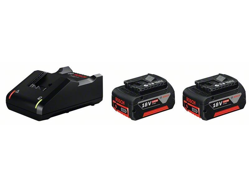 Začetni komplet 2x aku baterija GBA18V 4,0 Ah s polnilnikom Bosch GAL 18V-40, 1600A019S0