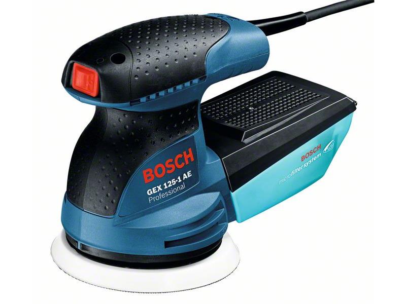 Ekscentrični brusilnik Bosch GEX 125-1 AE, 250W, 125mm, 1.3kg, 0601387500