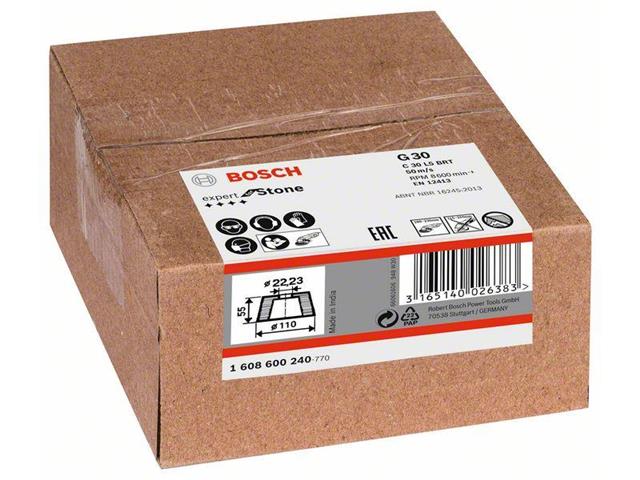 Brusilni lonec Bosch, konični-kamen/beton, Dimenzije: 110/90x55x22,23mm, Zrnatost: 36, 1608600240