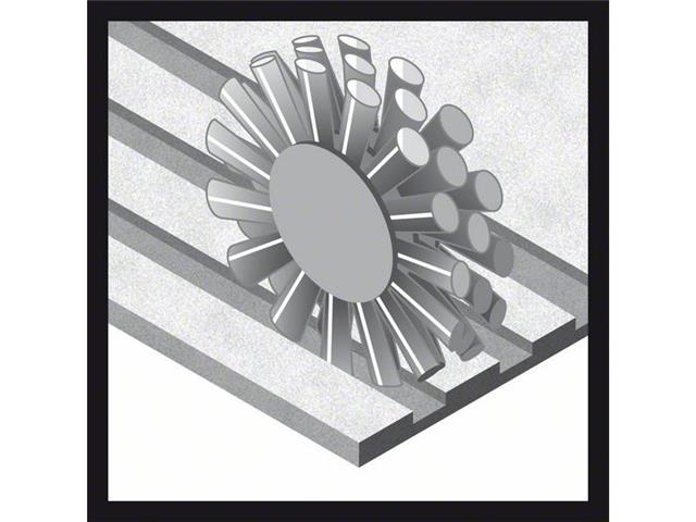 Kolutna ščetka, z medeninasto prevleko 75 mm, 0,2 mm, 10 mm