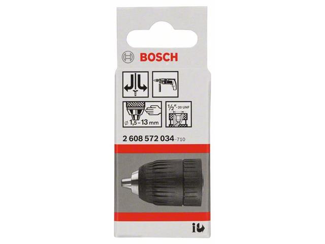 Hitrovpenjalna vrtalna glava Bosch do: 13 mm, Vpenjanje: 2-13 mm, Navoj: 1/2