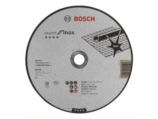Ravna rezalna plošča Bosch, Expert for Inox, AS 46 T INOX BF, 230mm, 2,0mm, 2608600096
