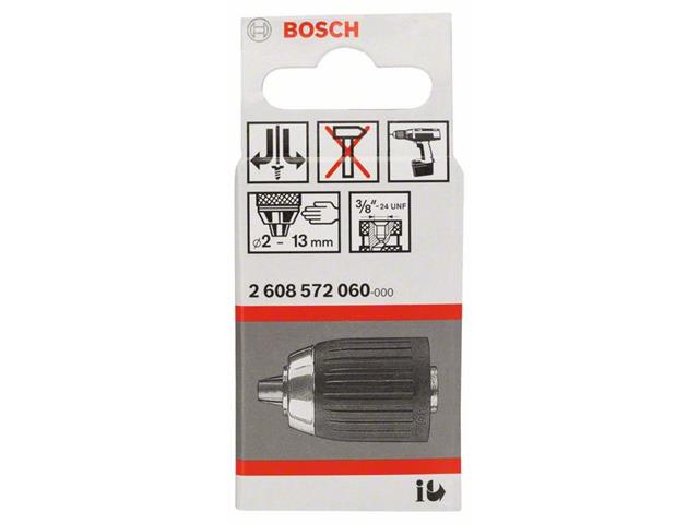 Hitrovpenjalna vrtalna glava Bosch do: 13 mm, Vpenjanje: 2-13 mm, Navoj: 3/8