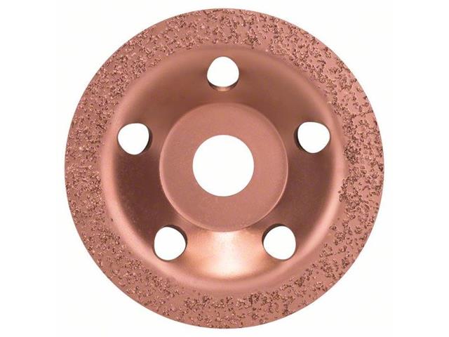 Trdokovinska lončasta brusilna plošča 115 x 22,23 mm; fino, ploščato