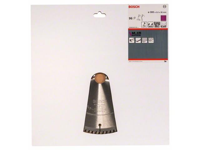 List krožne žage Bosch Multi Material, Dimenzije: 300x30x3,2mm, Zob: 96, 2608640518
