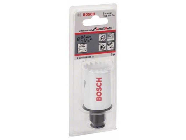 Žaga za izrezovanje lukenj Bosch Progressor, Premer: 33 mm, 1 5/16
