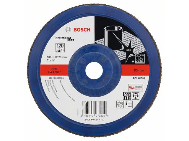 Lamelna brusilna plošča X571, Best for Metal P = 180 mm; Z = 120, ravno