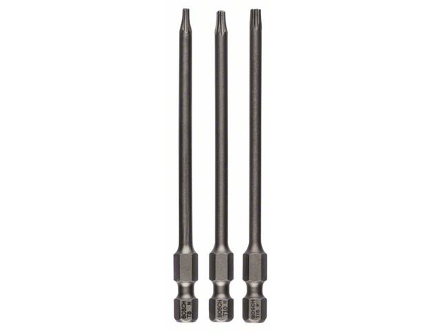 3-delni komplet vijačnih nastavkov Extra-Hart T8; T10; T15; 89 mm
