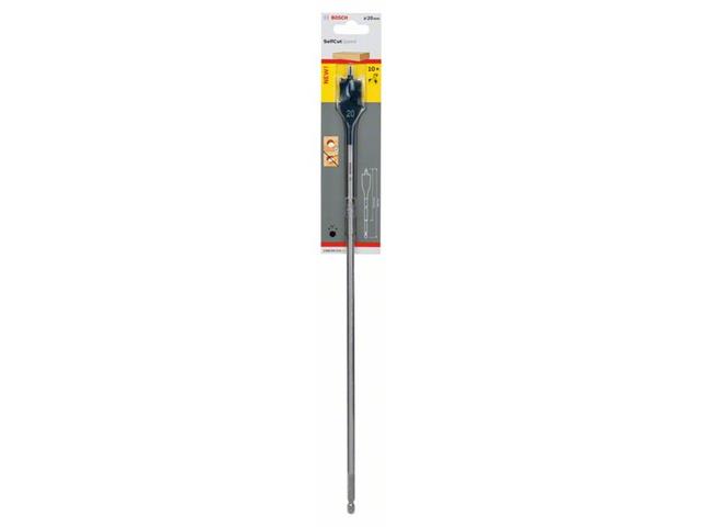 Ploščati rezkalni sveder Bosch Self Cut Speed, šesterorob , Dimenzije: 20 x 400 mm, 2608595410