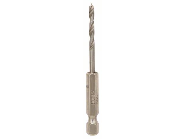 Spiralni sveder za les, 1/4 šesterorobo steblo 3 x 33 x 74 mm