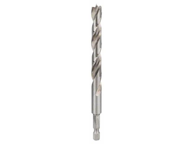 Spiralni sveder za les, 1/4 šesterorobo steblo 10 x 87 x 133 mm