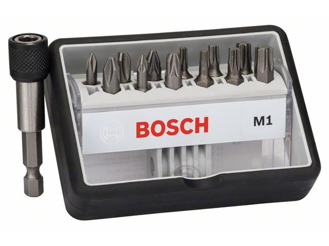 12+1-delni komplet vijačnih nastavkov Robust Line M Extra-Hart 25 mm, 12+1-delni.