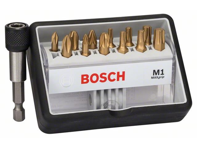 12+1-delni komplet vijačnih nastavkov Robust Line M Max Grip 25 mm, 12+1-delni.