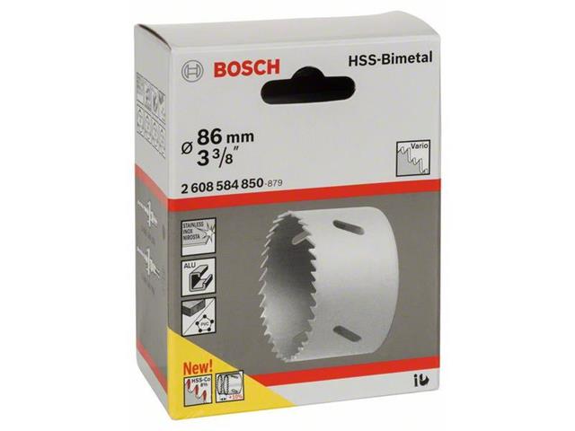 Vrtalna krona HSS bimetal za standardni adapter 86 mm, 3 3/8