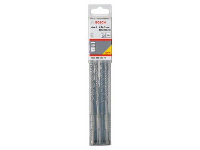 Udarni svedri Bosch SDS-plus-5, Dimenzije: 6,5 x 150 x 215 mm, Pakiranje: 10 kosov