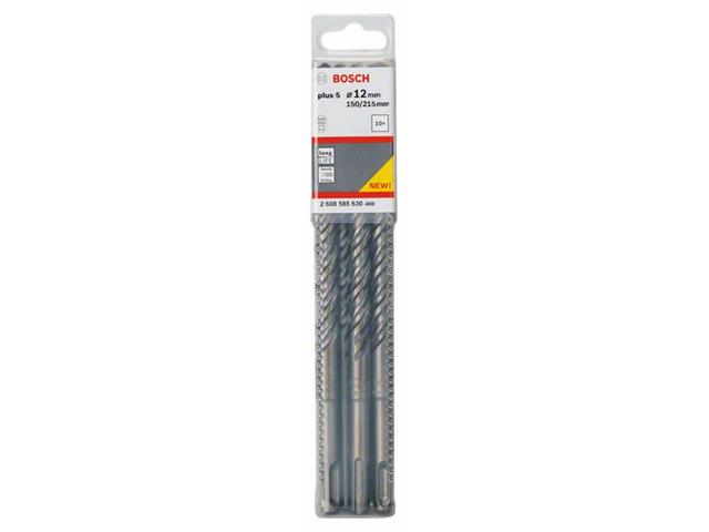 Udarni svedri Bosch SDS-plus-5, Dimenzije: 12 x 150 x 215 mm, Pakiranje po 10 kosov