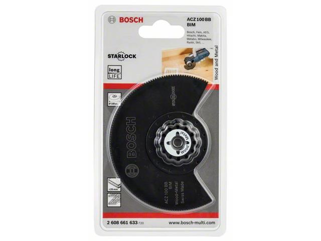 BIM segmentni žagin list Bosch ACZ 100 BB, Wood and Metal, 100mm, 2608661633